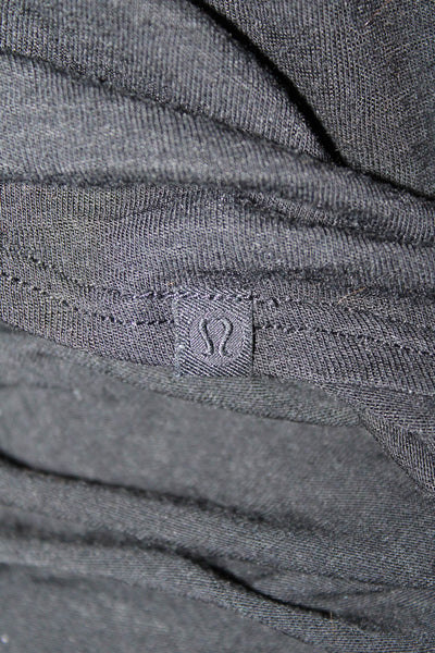 Lululemon Womens Scoop Neck Lightweight Knit Tank Top Black Size 4