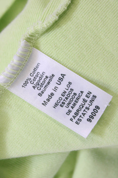 Michael Stars Womens Scoop Neck Cassic Thin Binded Tank Top Green One Size
