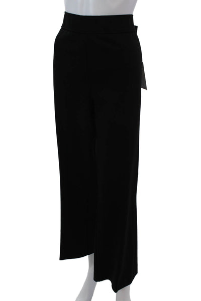 Elliott Lauren Womens Elastic Waistband Pull On Ponte Bootcut Pants Black 16