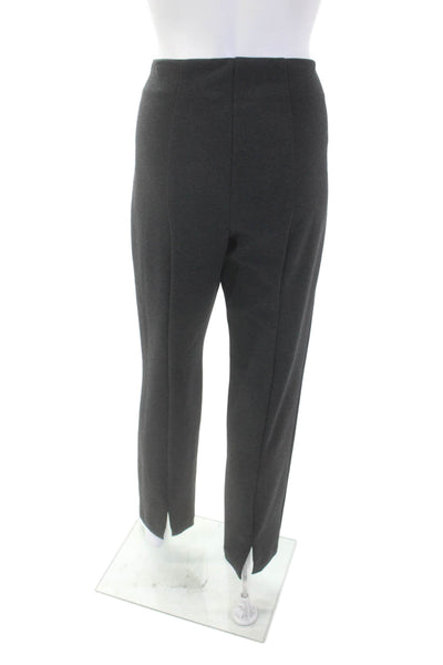 J Envie Womens Straight Leg Zip Front High Rise Pants Gray Size 10