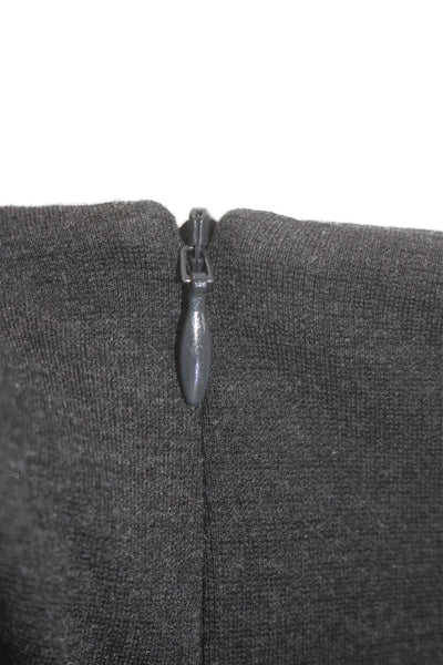 J Envie Womens Straight Leg Zip Front High Rise Pants Gray Size 10