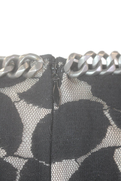 3.1 Phillip Lim Womens Beaded Neck Sleeveless Mini Dress Black Cotton Size 0