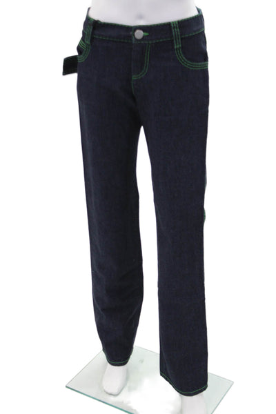 Bottega Veneta Womens Button Front Jean Jacket Jeans Set Blue Size IT 36 38
