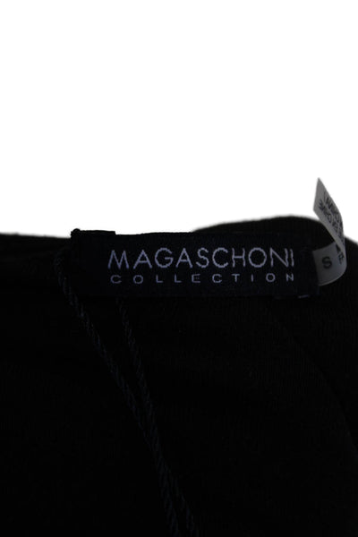 Magaschoni Collection Womens Sleeveless Pullover Dress Black Size 2