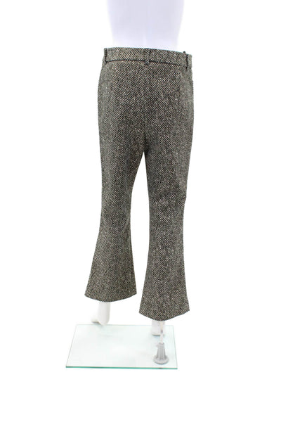 Tory Burch Women's Flat Front Straight Leg Dress Pants Black Size 6