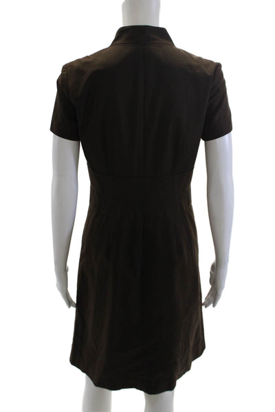 Current/Elliott Womens Cotton Striped Sleeveless Tank Dress Black Size S
