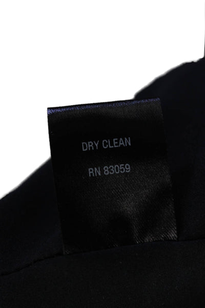 Drew Women's Square Neck Sleeveless Faux Leather Blouse Black Size XS