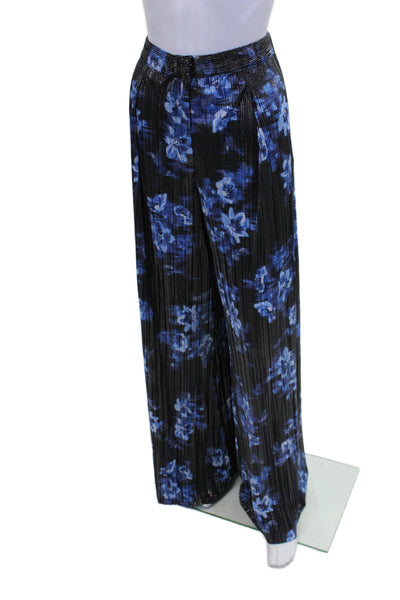 Sabina Musayev Women's Hook Closure Wide Leg Rocky Pants Floral Size M