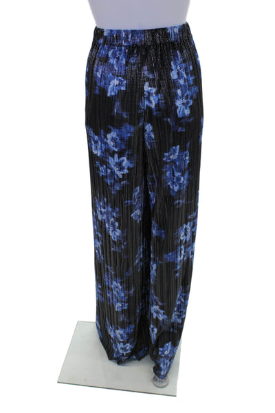 Sabina Musayev Women's Hook Closure Wide Leg Rocky Pants Floral Size M