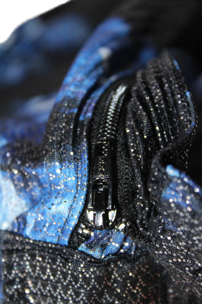 Sabina Musayev Women's Hook Closure Wide Leg Rocky Pants Floral Size M