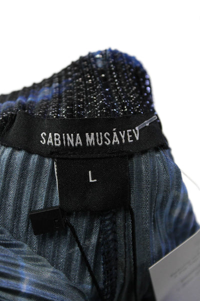 Sabina Musayev Women's Hook Closure Wide Leg Rocky Pants Floral Size M