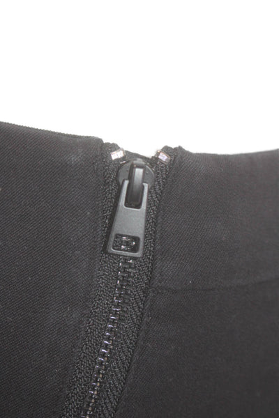 Everlane Womens Cotton High Waist Pull On Slim Flt pants Black Size 00