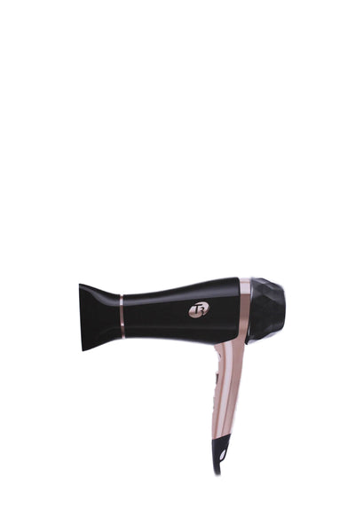 T3 Tourmaline Ceramic Multiple Heat Feather Weight 2 Hair Dryer Black Pink