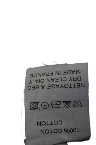 Joseph Essentials Womens Cotton Slip-On Zipped Pants Black Size 6