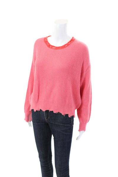 Generation Love Womens Long Sleeves Turtleneck Sweater Gray Wool Size Extra Smal