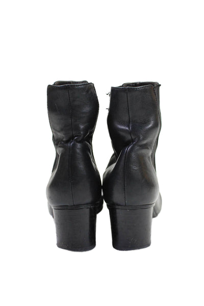Isabel Marant Womens Slip On Block Heel Chelsea Ankle Boots Black Size 7.5