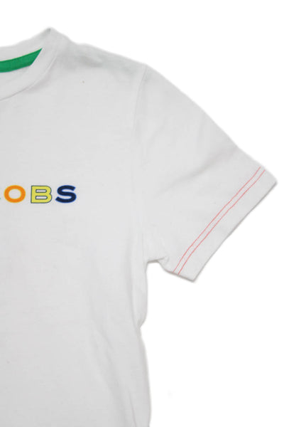 Marc By Marc Jacobs Girls Crewneck Short Sleeves Graphic T-Shirt White Size 8