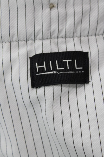 Hiltl Mens Cotton Pleated Dante Trouser Pants Khaki Size 40