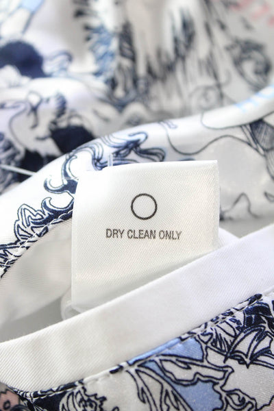 Scott Langton Mens Cotton Two Button Solid Unlined Blazer Jacket White Size 36