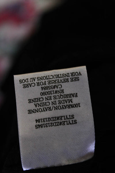 Z Supply Womens Smocked Sleeveless Maxi Sundress Black Size XS