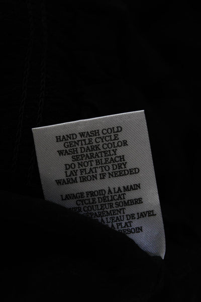 Z Supply Womens Smocked Sleeveless Maxi Sundress Black Size XS