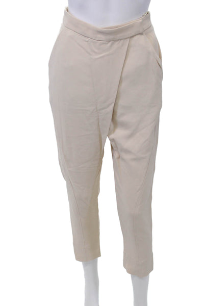 Brunello Cucinelli Womens Four Pocket Straight Legged Pants Beige Size 2