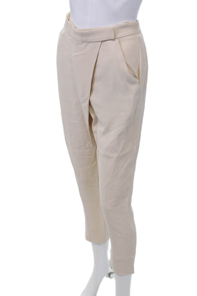 Brunello Cucinelli Womens Four Pocket Straight Legged Pants Beige Size 2