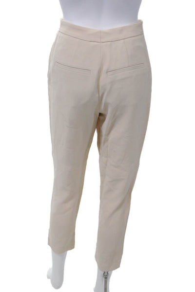 Brunello Cucinelli Womens Four Pocket Straight Legged Pants Beige Size 2
