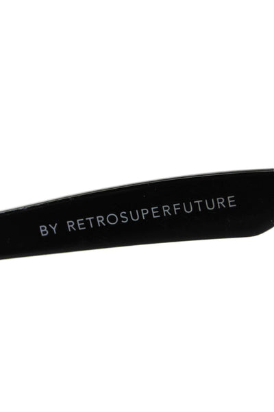 Retrosuperfuture Women's Square Lens Black Frame Sunglasses