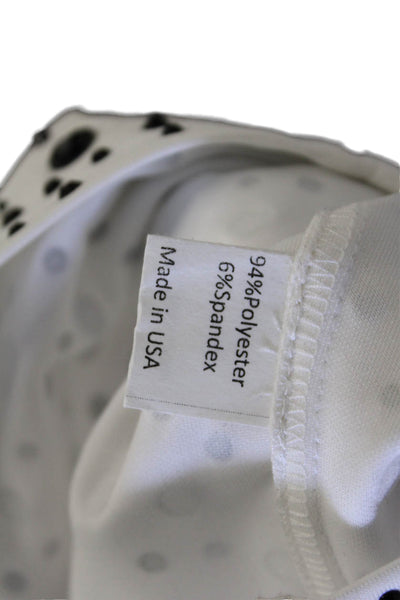 Grayse Womens Rhinestone High-Neck Zip Sleeveless Midi Dress White Size XS