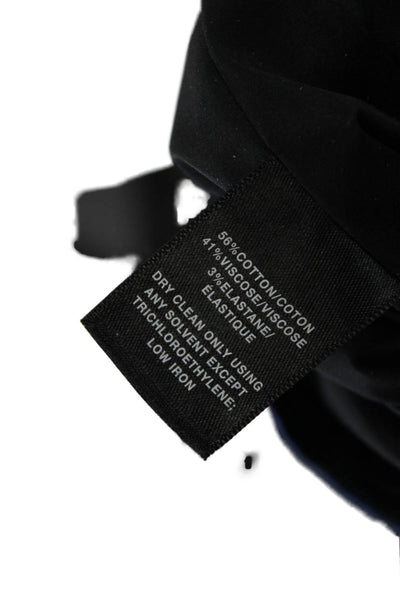 Lafayette 148 New York Womens Marbled Print Sheath Dress Blue Multi Size 2