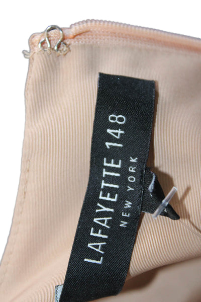 Lafayette 148 New York Womens Striped Sleeveless Shift Dress Multi Size 2