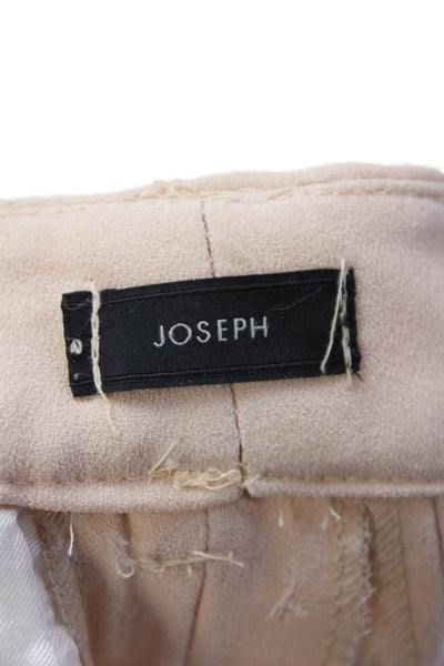 Joseph Womens Creased Mid Rise Dress Pant Trousers Petal Pink Size EUR 40
