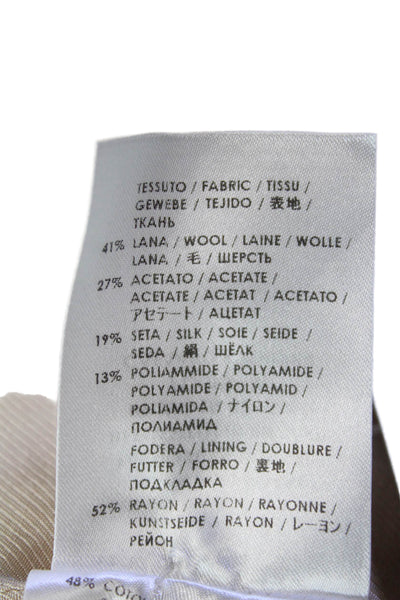 Stella McCartney Women's Long Sleeves Lined One Button Jacket Pink Size 40