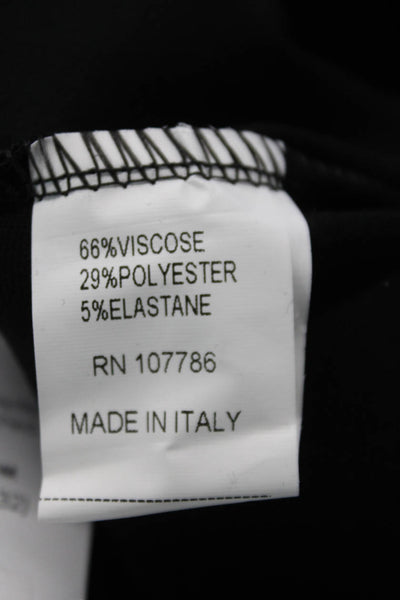 Flora Ashley Womens Sequined Stretch High-Rise Tapered Pants Black Size XS