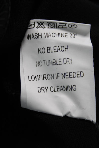 Flora Ashley Womens Sequined Stretch High-Rise Tapered Pants Black Size XS