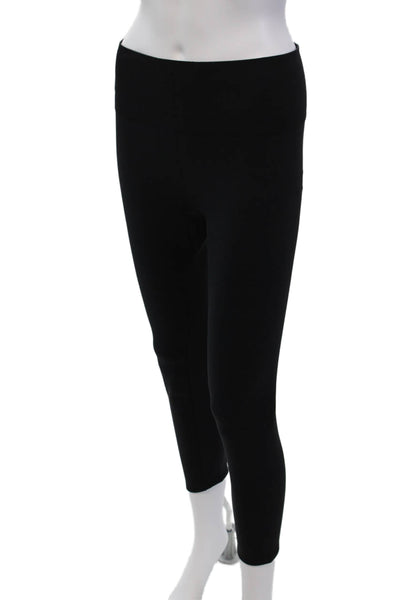 Wolford Womens High Rise Stretch Knit Aurora Light Shape Leggings Black Large