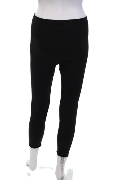Wolford Womens High Rise Stretch Knit Aurora Light Shape Leggings Black Large
