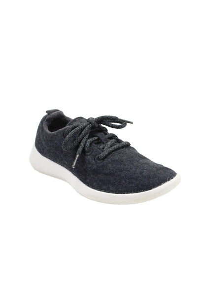 Allbirds Womens Lace Up Rubber Sole Athletic Sneakers Charcoal Gray Size 5