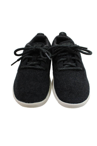 Allbirds Womens Lace Up Rubber Sole Athletic Sneakers Charcoal Gray Size 5