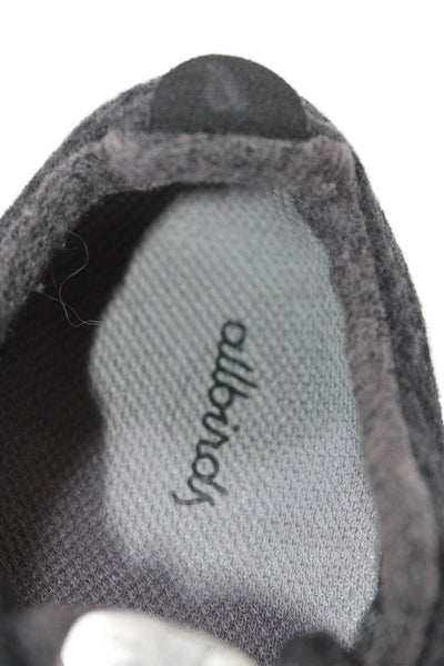 Allbirds Womens Lace Up Rubber Sole Athletic Sneakers Charcoal Gray Size 5