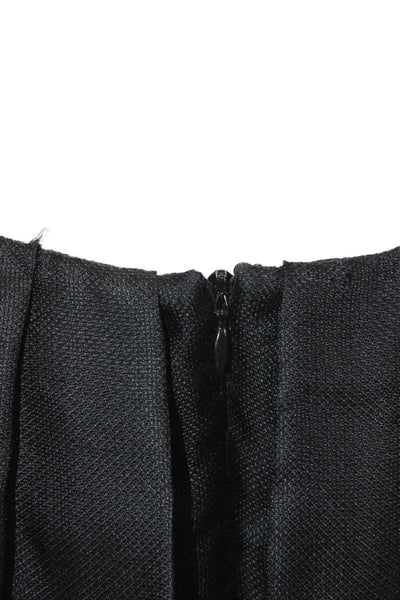 Carolina Herrera Womens Sleeveless Scoop Neck Lined Dress Black Size 06