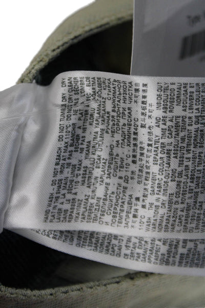 Diesel Women's Lace Trim  Trim Triangle Medium Denim Wash Cropped Top Size XS