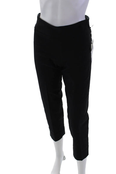 Estelle & Finn Womens Stretch Mid-Rise Dress Skinny Pants Solid Black Size 0