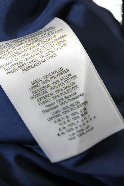 Zac Posen Womens Sleeveless Sweetheart Neck Zipper Full-Length Gown Blue Size 4