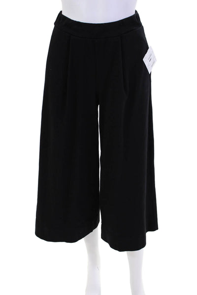 Stateside Women's Elastic Waist Pull-On Culotte Pants Black Size XS