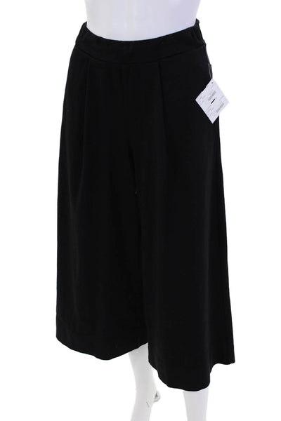 Stateside Women's Elastic Waist Pull-On Culotte Pants Black Size XS