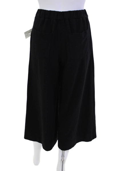 Stateside Women's Elastic Waist Pull-On Culotte Pants Black Size XS