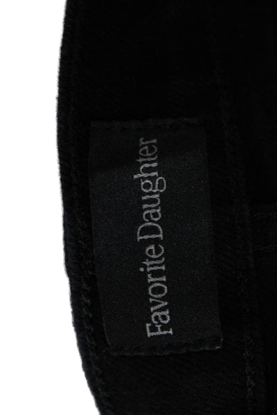 Favorite Daughter Womens Cotton Valentina High-Rise Bootcut Jeans Black Size 26