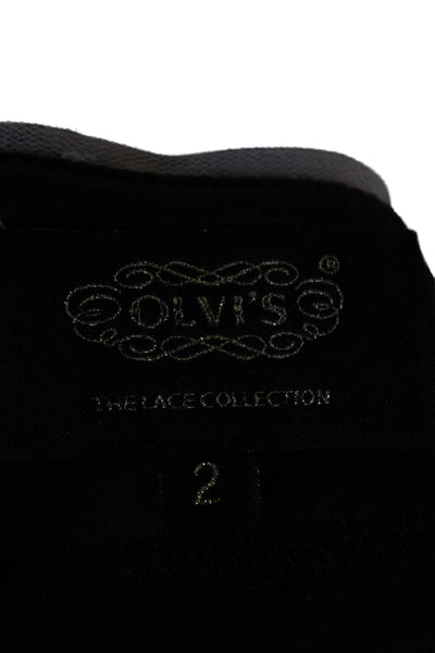 Olvis Womens Metallic Sequined Off The Shoulder Zipped Gown Black Size 2